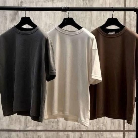 Kit 3 Camisetas Oversized Para Academia E Dia A Dia Algodão (P ao G1)