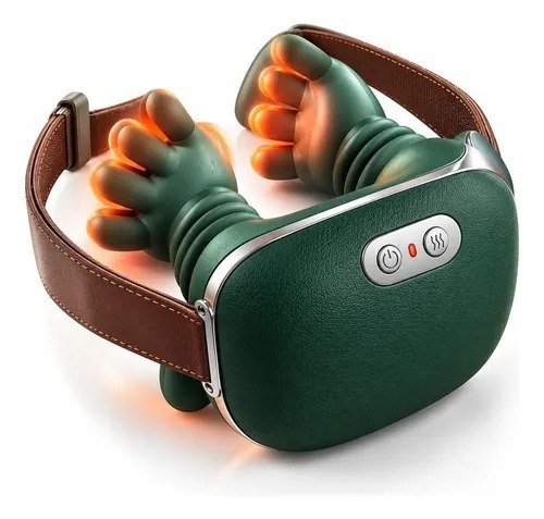Massageador Pescoço Ombro Recarregável Maozinha Eletrico Vlx 127/220v Verde