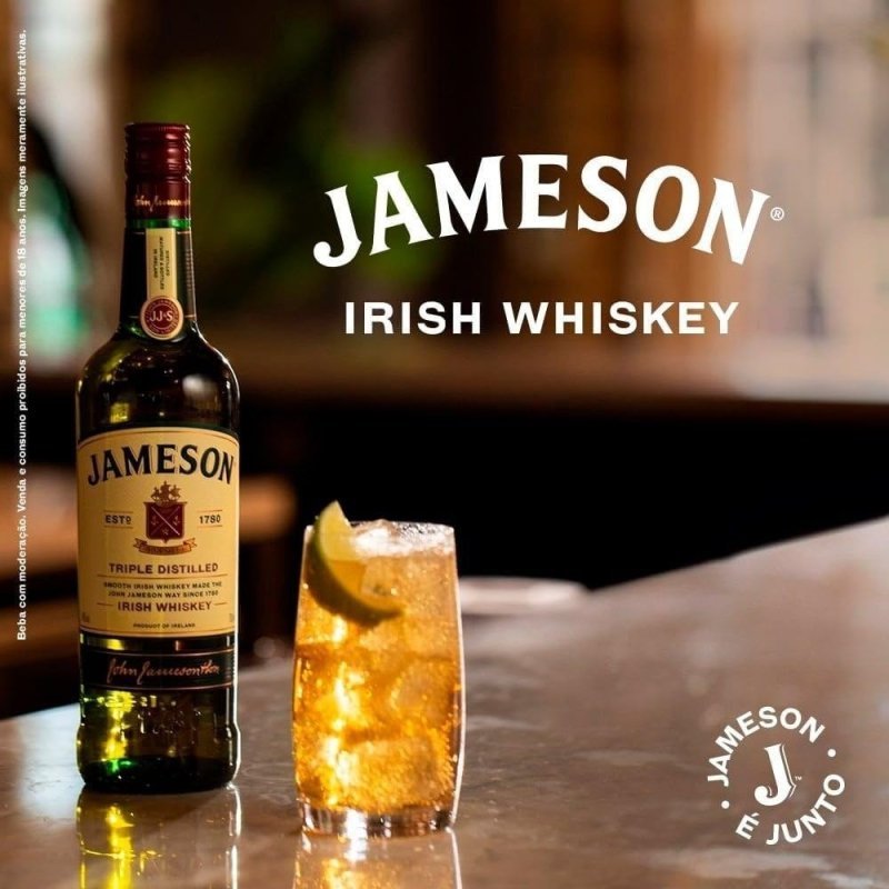 Jameson - Whiskey Irlandês, 750 ml