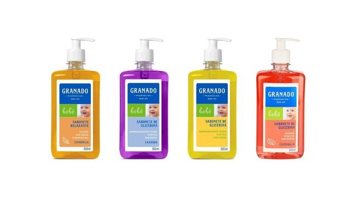 Granado Sabonete Líquido Bebê 500ml (Glicerina, Lavanda, Camomila, Calêndula) + Frete Grátis