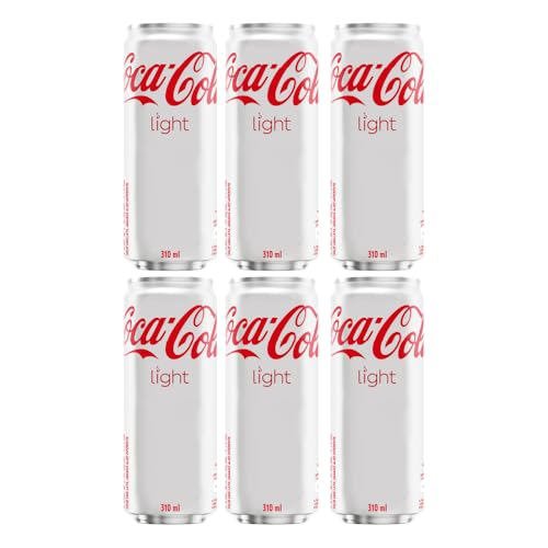 Pack de Refrigerante Coca-Cola Light Lata 310ml - 6 unidades