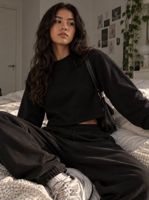 Moletom Feminino Cropped