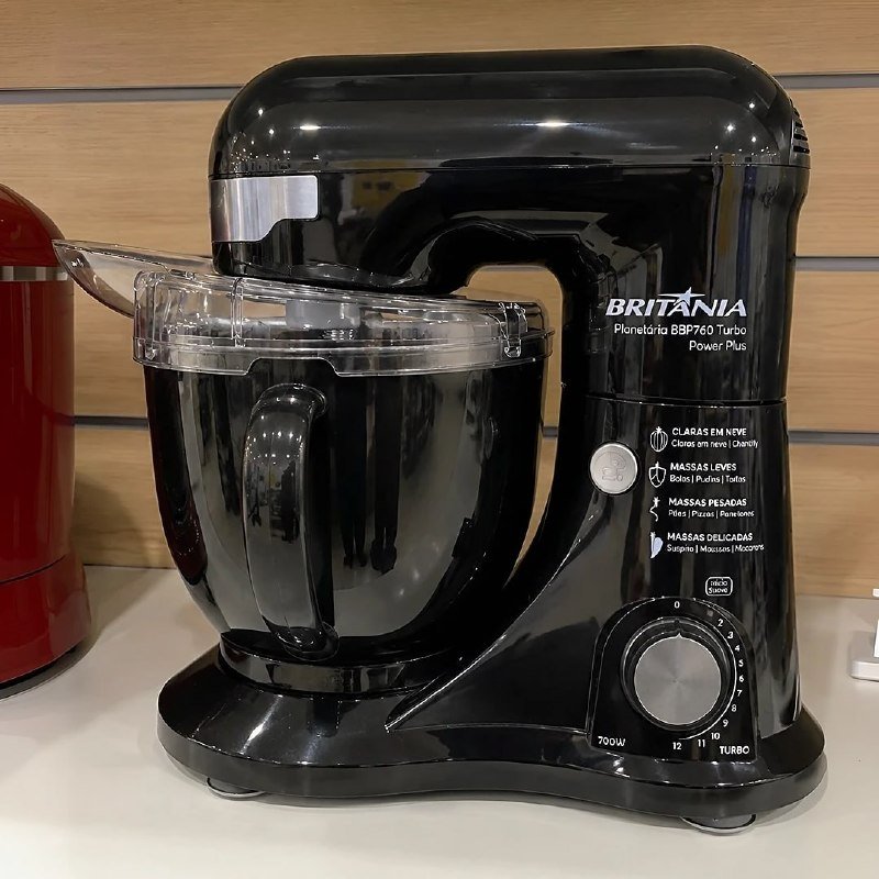 Batedeira Planetária Turbo Power Plus Bbp760p Britânia 127V