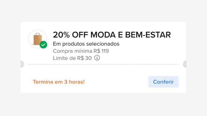 NOVO CUPOM NO MERCADO LIVRE