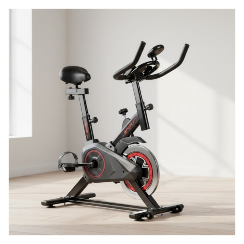 Bicicleta Ergométrica Spinning Semi Profissional Academia Bike Sport Fitness Preta