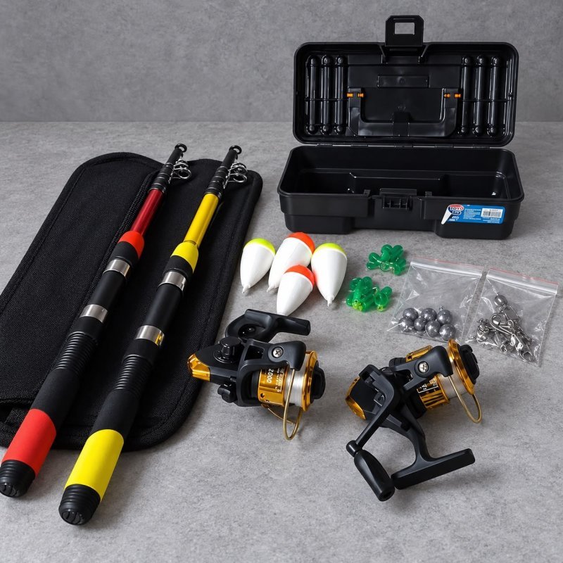 Kit Pesca Super Completo Premium Com Todos Acessórios