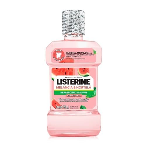 Enxaguante Bucal Listerine, Sem Álcool, Melancia e Hortelã, 250ml