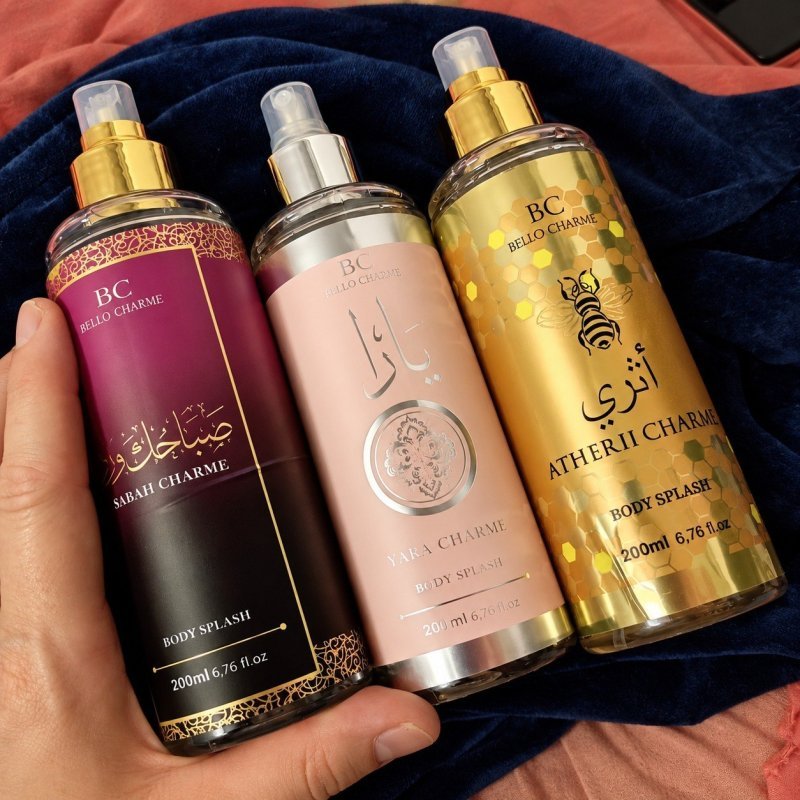 KIT 3 BODY SPLASH ÁRABE PRA VARIAR O CHEIRINHO