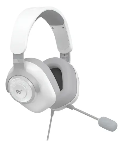 Fone de Ouvido Gamer Havit H2230D 7.1 P3 50mm para PC e Consoles Cor Branco