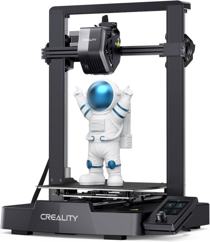 Impressora 3D Creality Ender 3 V3 SE, Alta Velocidade de 250mm/s, Auto-Nivelamento CR Touch, Extrusora Direta Sprite e Eixo Z Duplo