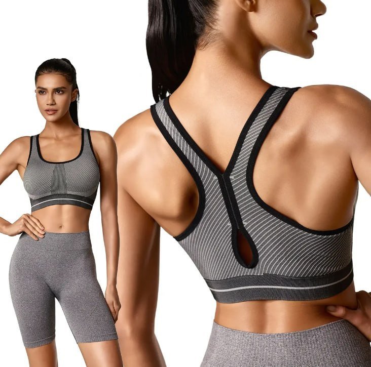 Kit 2 Top De Academia Feminina Forte Apoio Bojo Removíveis