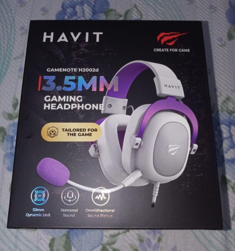 Havit Headphone Fone de Ouvido H2002d Purple