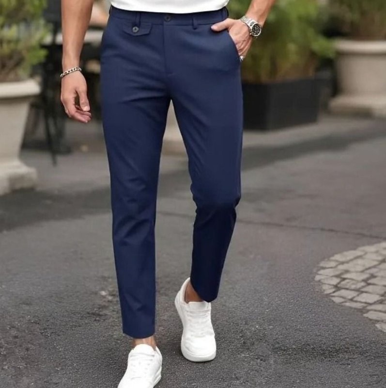 Calça Masculina Alfaiataria Italiana Moderna Social Aba (M ao GG)