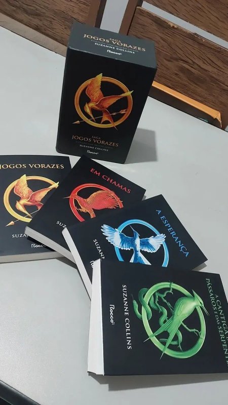 BOX SAGA JOGOS VORAZES COMPLETA