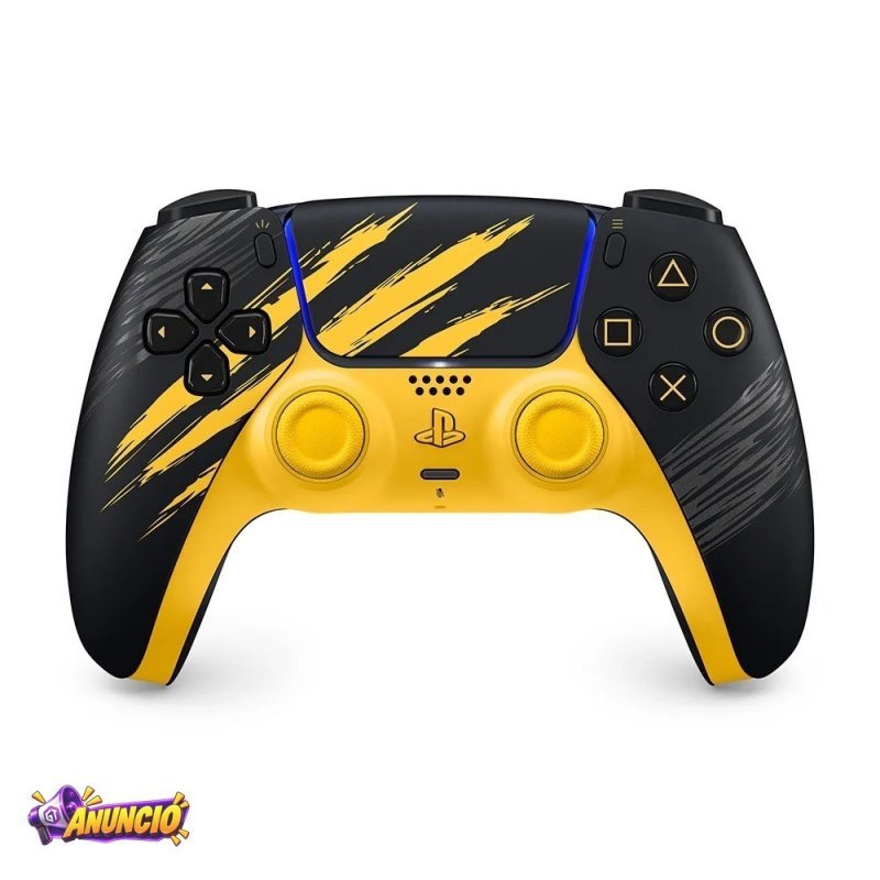 Controle Sem Fio Sony Dualsense Marvel S Wolverine Edição Limitada Amarelo