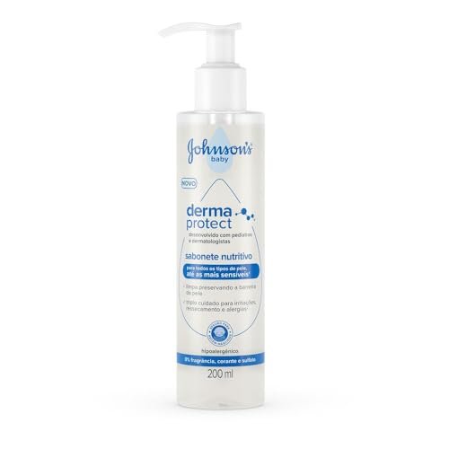 Sabonete Nutritivo Johnson's Baby Derma Protect, 200ml