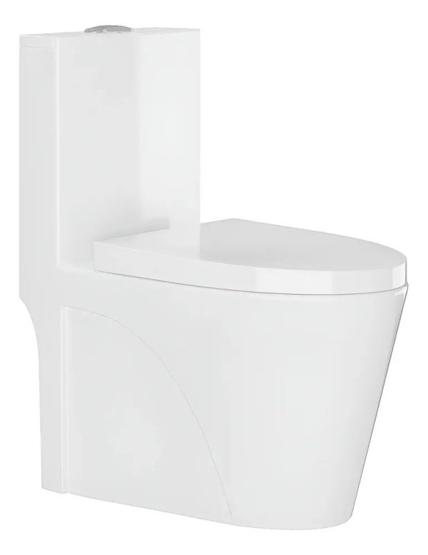 Vaso Sanitário Tubrax Monobloco Vab0002 Caixa Acoplada Completo Privada Cor Branco