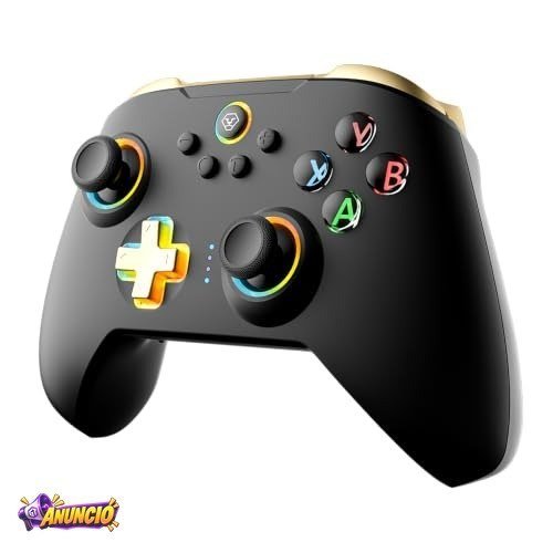 Controle sem Fio para Nintendo Switch PC Hall Effect Bluetooth N10 Preto