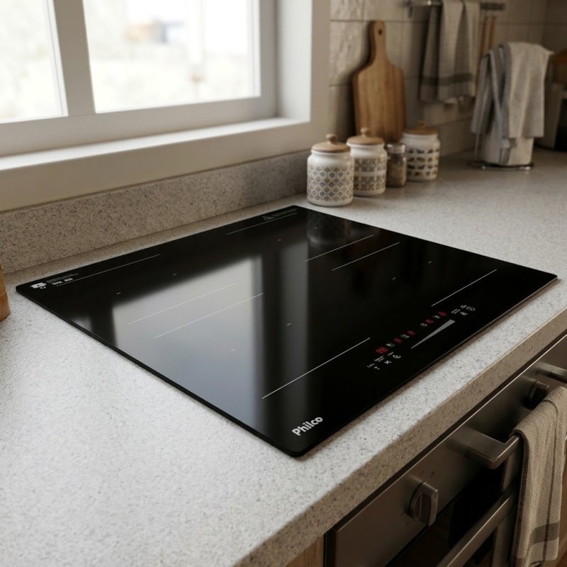 Cooktop de Indução Philco PCTQ1 Função Turbo