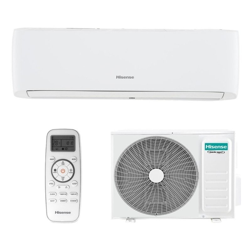 Ar Condicionado Split Hi-wall Hisense Eco Plus 18000 Btus Frio As-18tw2rgsck00 Inverter 220v