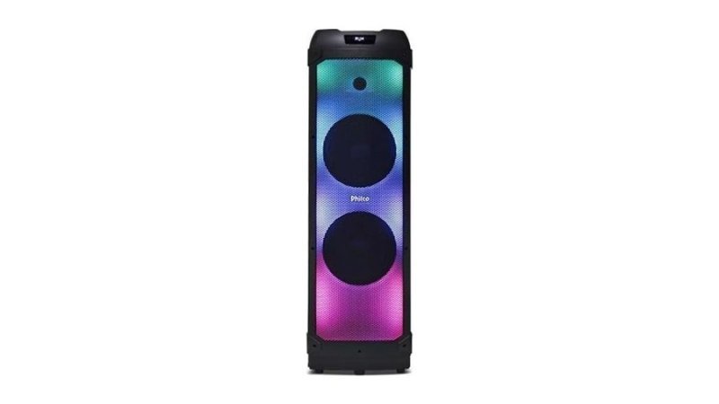 Caixa de Som Philco Extreme 2400W 2x Woofer PCX22000 Bivolt
