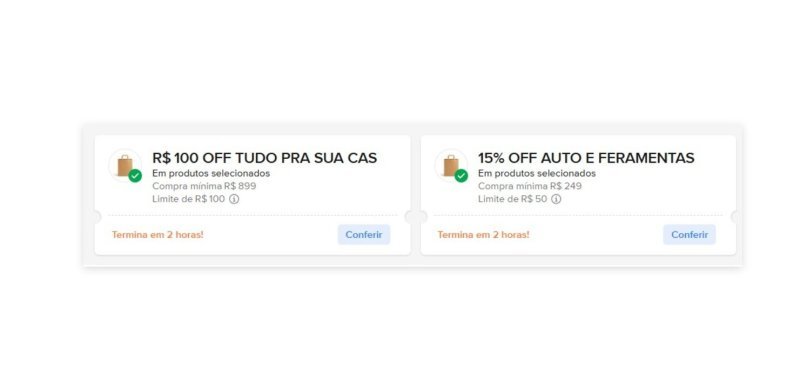 NOVOS CUPONS NO MERCADO LIVRE PARA ITENS SELECIONADOS