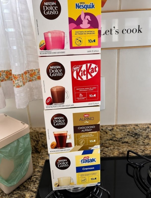 Kit Chocolates Dolce Gusto 40 cápsulas - KitKat, Alpino, Galak e Nesquik