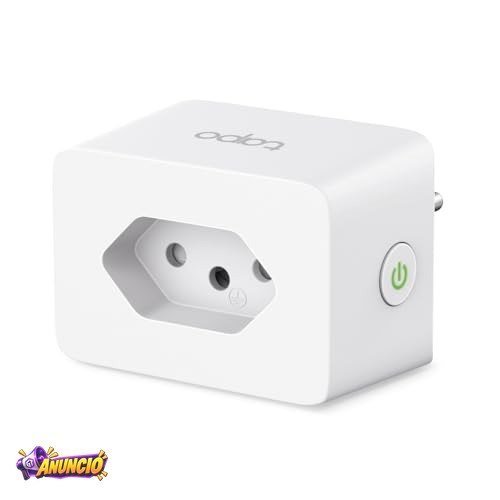 TP-Link Tapo P110 Tomada Inteligente Wi-Fi, bivolt 10A/2400W, monitoramento de energia, economia, proteção, controle remoto, Alexa, Google e SmartThings