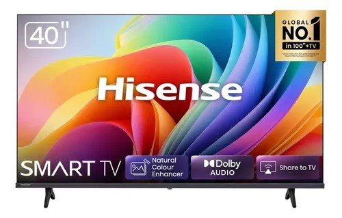 Smart TV Hisense FHD 40" Polegadas 40A4NV com HDR10, DTS Virtual X, Compatibilidade Alexa