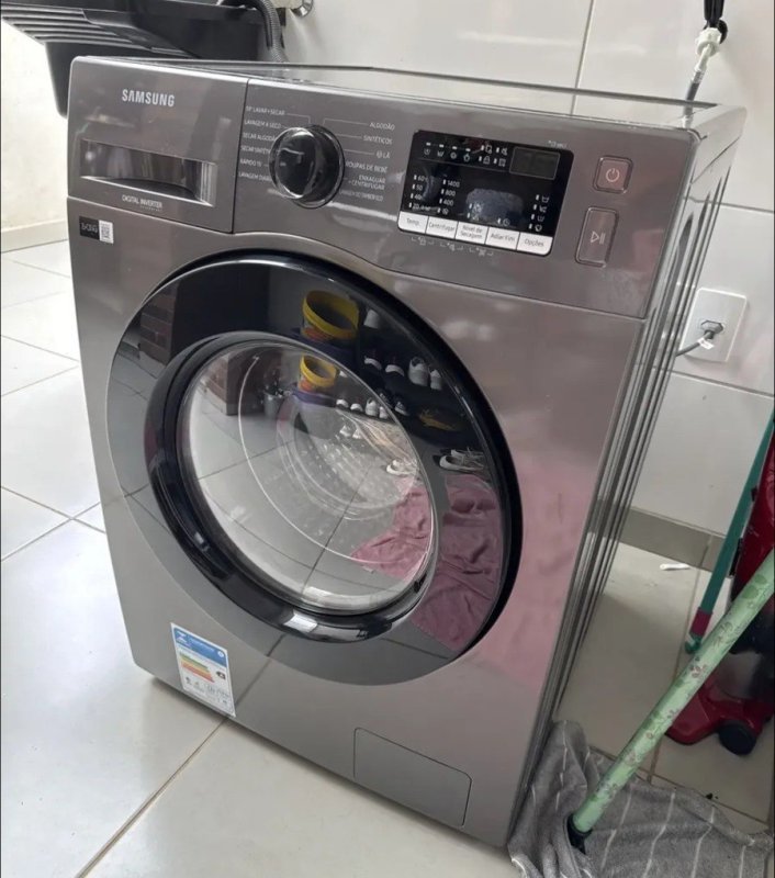 Lava E Seca Samsung Wd11m Com Digital Inverter Branca 11kg
