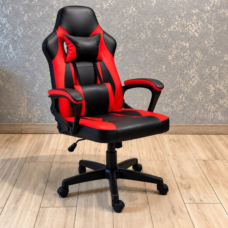 Cadeira Gamer Otello Preto e Vermelho + Frete Grátis
