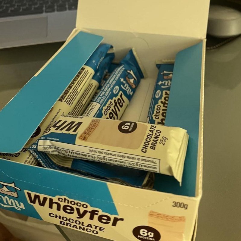 Mu Chocowheyfer Proteico Sabor Chocolate Branco - 12 unidades