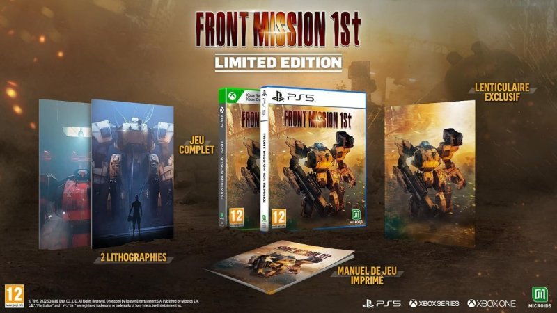 FRONT MISSION 1ST EDIÇÃO LIMITADA DE PS5