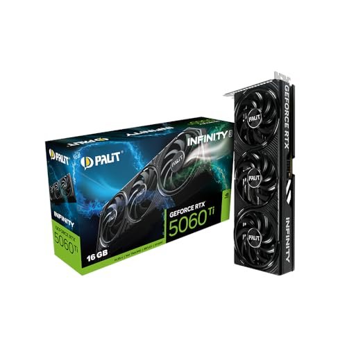 Palit GeForce RTX 5060 Ti Infinity 3 (16GB GDDR7/PCI Express 5.0/2572MHz/28000MHz) (Seminovo)
