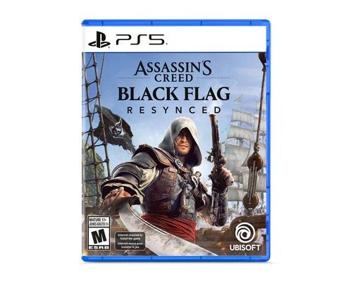 Jogo Assassins Creed Black Flag Resynced, Mídia Física, PS5
