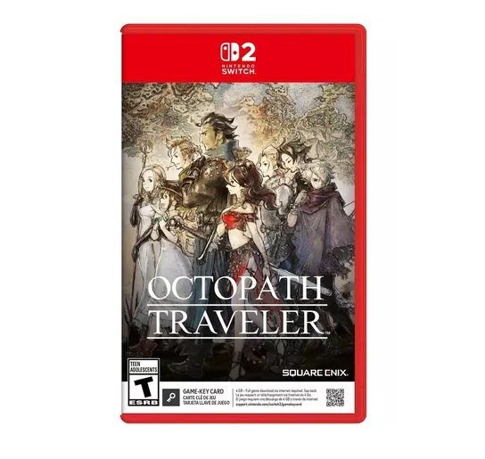 Jogo Octopath Traveler, Mídia Física, Switch