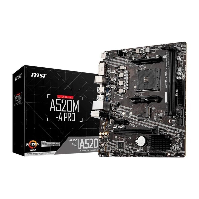 Placa-Mãe MSI A520M-A PRO