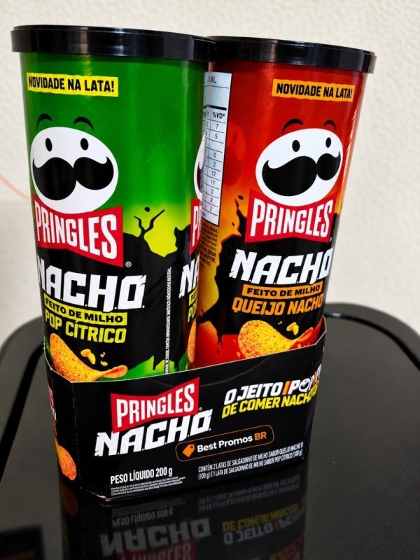DuoPack Pringles Nacho 200g + Frete Grátis