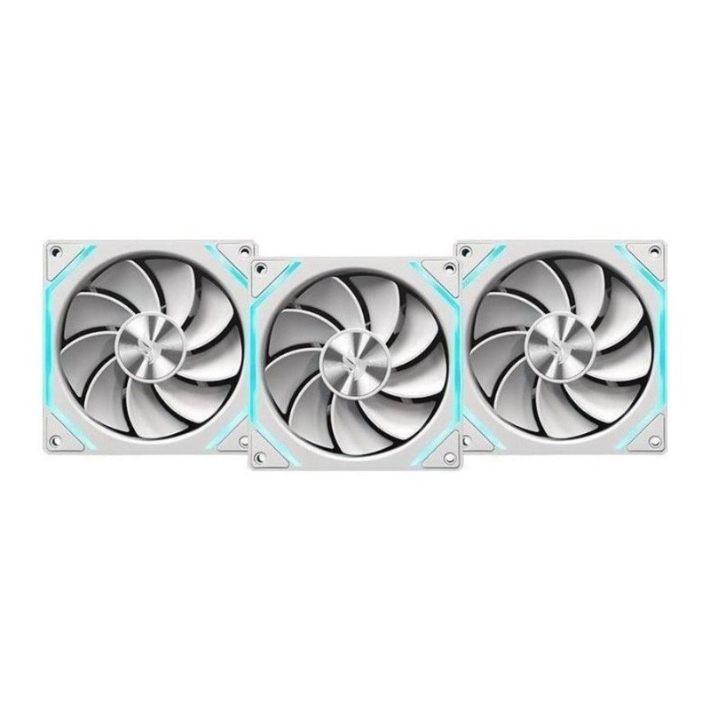 Kit Ventoinha Pichau Ventus NX Reverse, ARGB, 3x120mm, Branco, PCH-VTNXR3-WH01