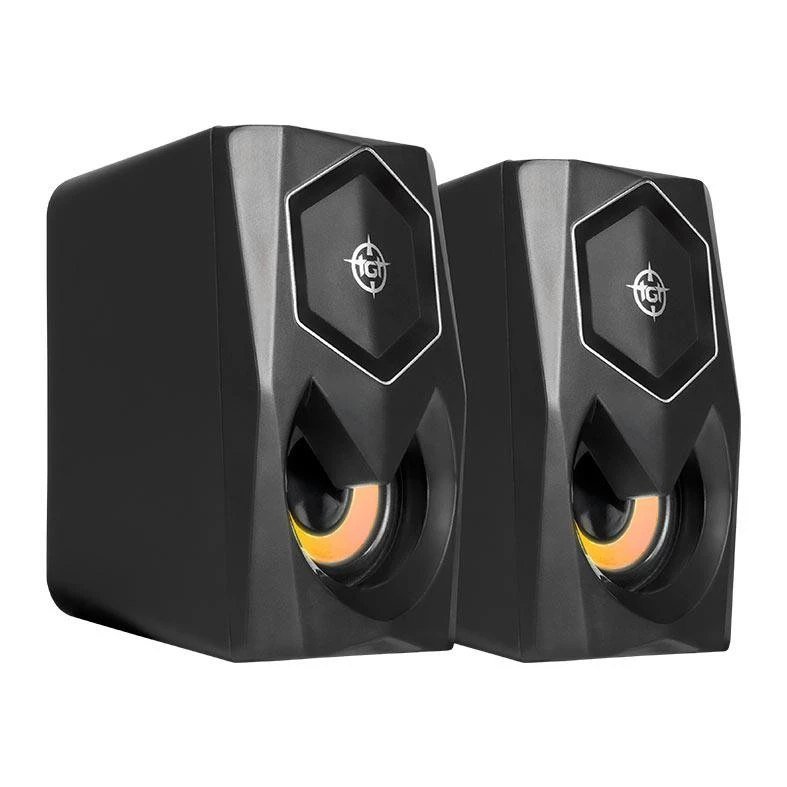 Caixas de Som Para PC TGT Sentry, Rainbow, 2x3W RMS, Preto