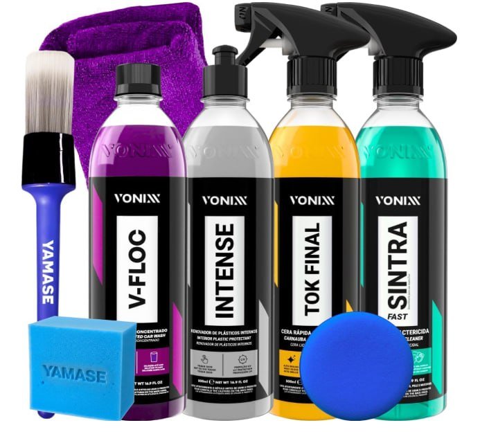 Kit Limpeza Automotivo Shampoo V-Floc