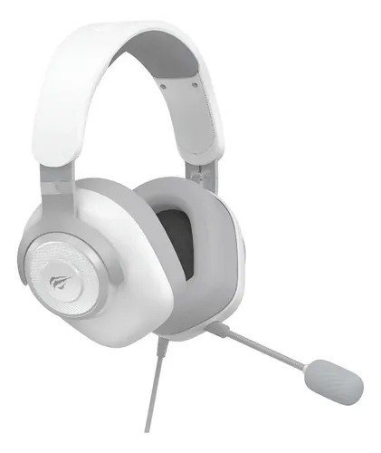 Fone de Ouvido Gamer Havit H2230D 7.1 P3 50mm para PC e Consoles Cor Branco
