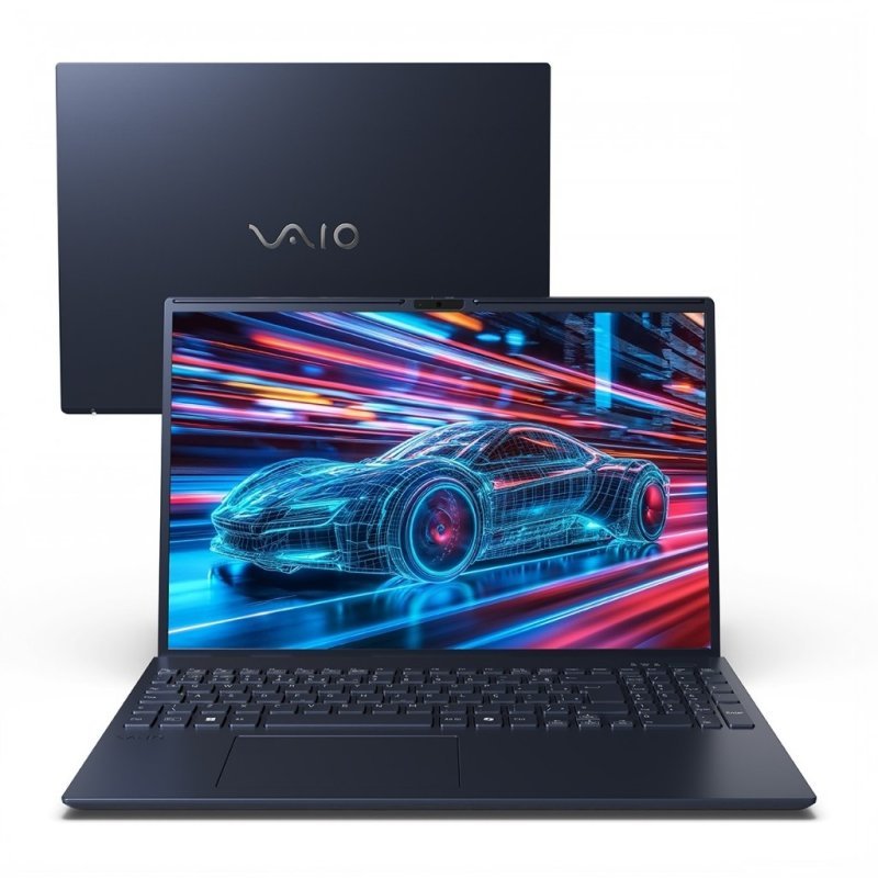 Notebook VAIO FE16 AMD Ryzen 7-5825U Linux 16GB RAM 256GB M.2 NVMe 16" IPS Antirreflexo - Cinza