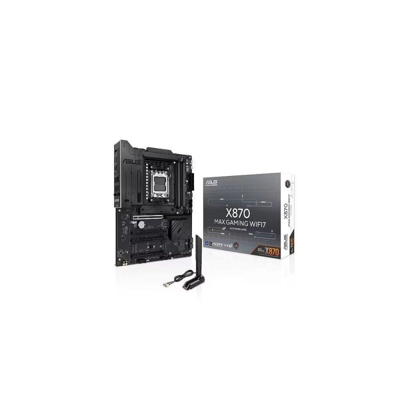 Placa Mãe ASUS X870 Max Gaming WIFI7 - RYZEN AM5 DDR5 - ATX - M.2 NVME - HDMI