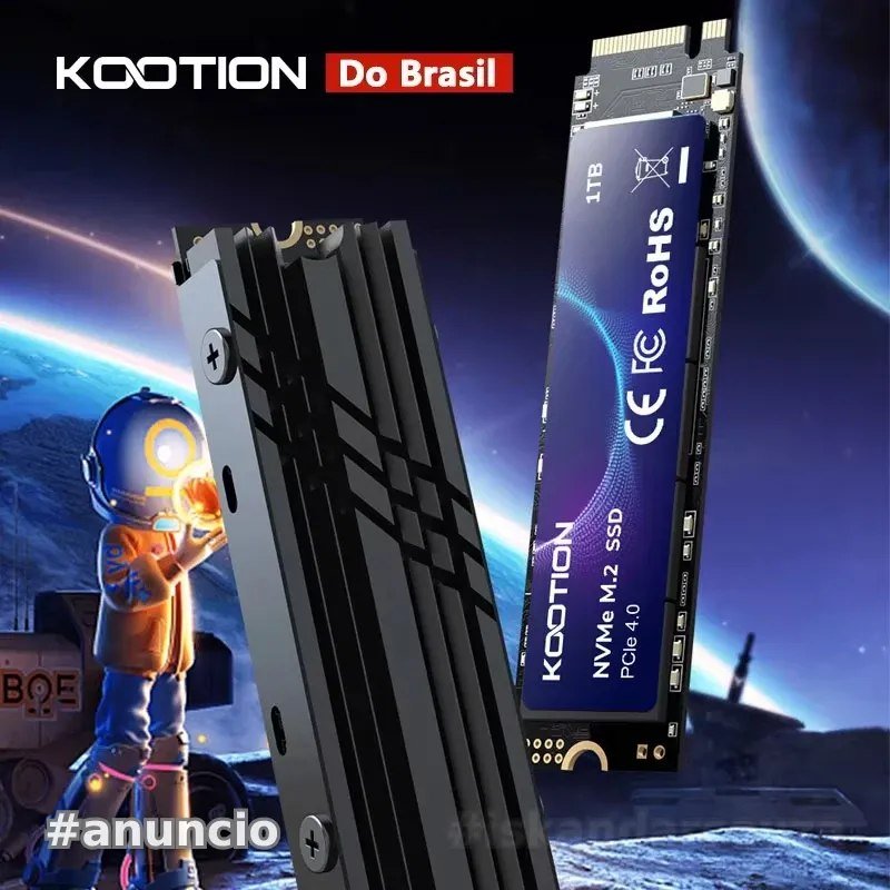 SSD Nvme M2 1TB 7400 / 7200 mbs PCIE 4.0 X 4 2280