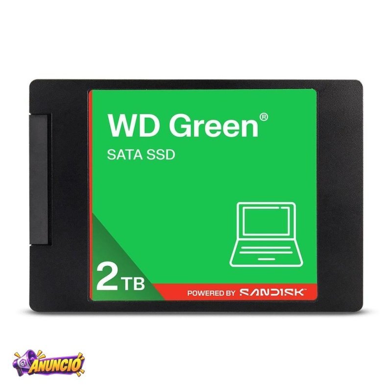 SSD WD Green 2.5'' 2TB SATA III 545 MB/s WDS200T5G0A