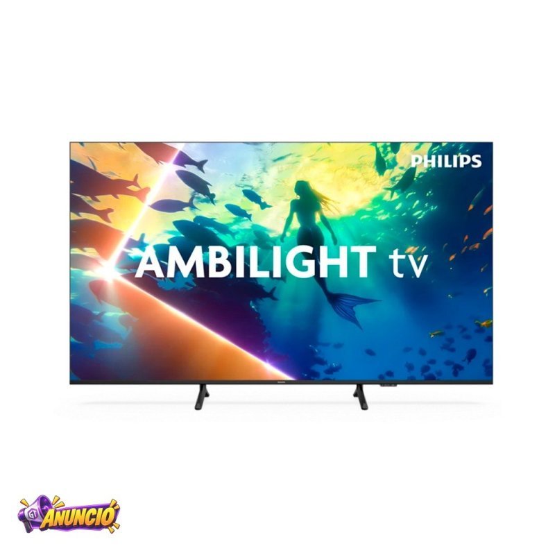 Smart Tv 65" 4k Philips Ambilight Titan os 20w Hdr10+