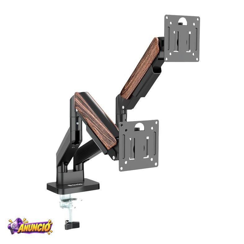 Suporte Articulado Para Monitor Zinnia Rust 200, 17 Pol a 32 Pol, Preto, ZNO-RUST200-BL01
