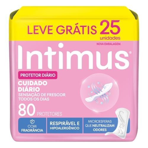 Protetor Diário Intimus® Cuidado Diário - 80 un