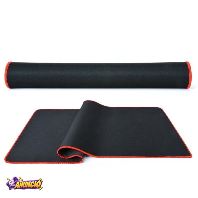 MousePad Gamer Speed Borda Vermelha Costurada 70 X 30 X 0.3cm